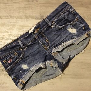 Hollister Distressed Shorts